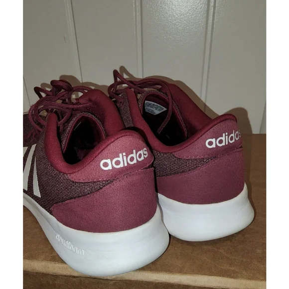 Womens Adidas cloud foam maroon size 9 shoes sneakers - Picture 3 of 6